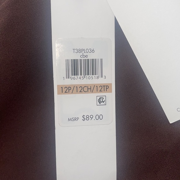 Calvin Klein Modern Fit Trousers Brown - Picture 4 of 5